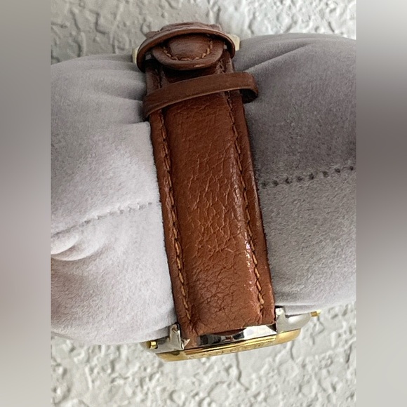 *READ.. Gucci MONDIALE Watch 8200 M brown Watch gold plated 18k - Picture 7 of 14